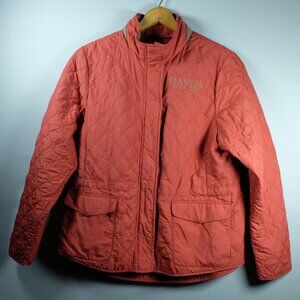 Peter Millar Full Zip Orange Quilted Size XL Blakely Wind Resistant Jacket